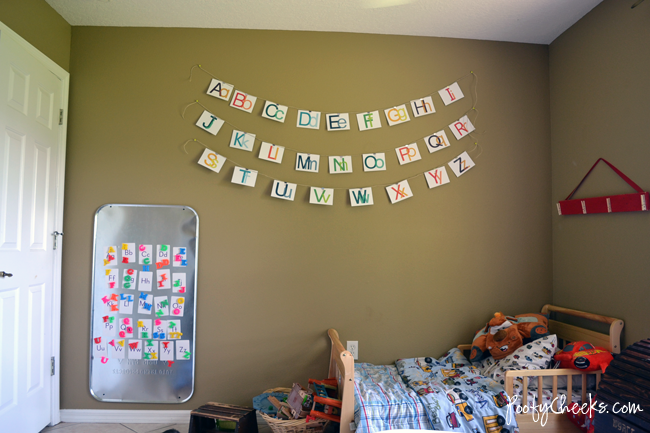 Alphabet Wall Decor by Poofy Cheeks