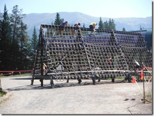 rope obstacle Warrior Dash