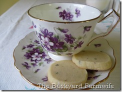 lemon lavender shortbread  - The Backyard Farmwife