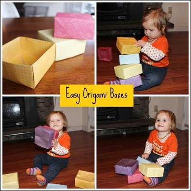 Many Waters Easy Origami Boxes with Munchkin