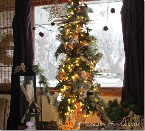 Rustic - Woodland Christmas Tree] Christmas Holiday Decorating Review Blog Hop
