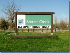 4352 Bronte Creek Provincial Park sign 4352 Bronte Creek Provincial Park sign