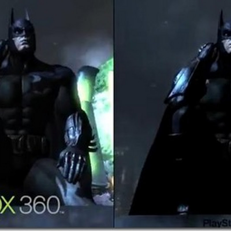 Batman: Arkham City Xbox 360 gegen Batman Arkham City PS3. Dies ist kein Two-Face.