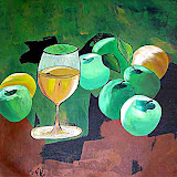 Apple Wine Acrylic on Canvas Apple Wine Acrylic on Canvas