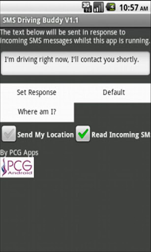 SMS Driving Buddy