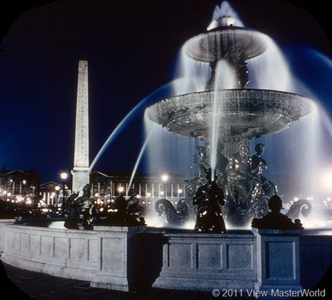 View-Master Paris, France (B177), Scene 13: Place de la Concorde