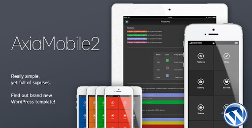 AxiaMobile2 - Multipurpose Mobile Template - ThemeForest Item for Sale