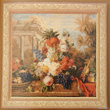 Gobelin 1108, Bouquet Exotique, 150x150cm