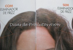 Cabelos com e sem o Lotus shield anti-frizz Cabelos com e sem o Lotus shield anti-frizz