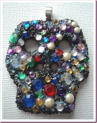 Beaded skull 2