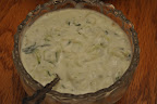 Tzaziki sauce for the kabobs