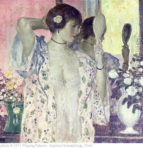 '[ F ] Frederick Carl Frieseke - The hand mirror' photo (c) 2011, Playing Futures:  Applied Nomadology - license: http://creativecommons.org/licenses/by/2.0/