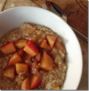 Irish Oatmeal with Apples Irish Oatmeal with Apples
