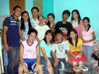 March 21: Jefferson Javier with Mother, Brother and Sister (Caloocan City)