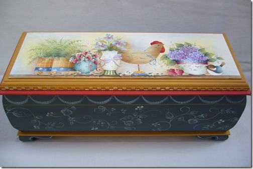 Country French Still Life CD Cabinet