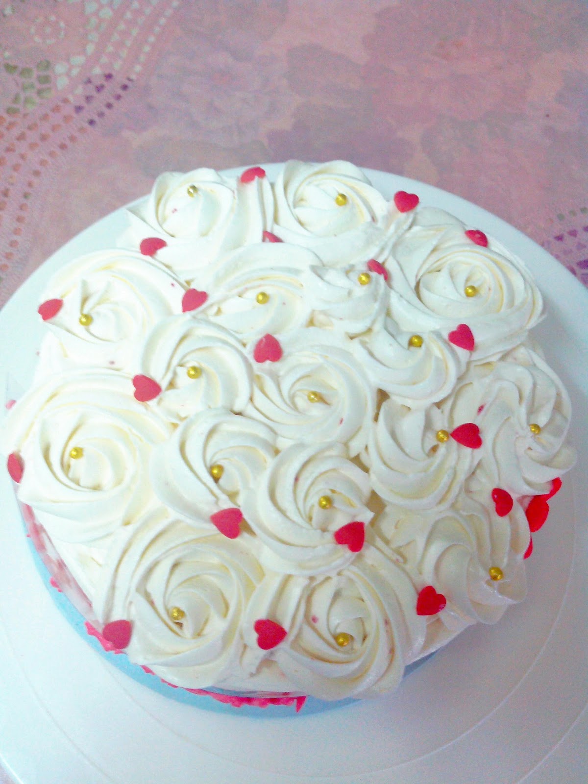 Red Velvet Cake for EDay Kek Red Velvet Bertunang Kek Baldu Merah