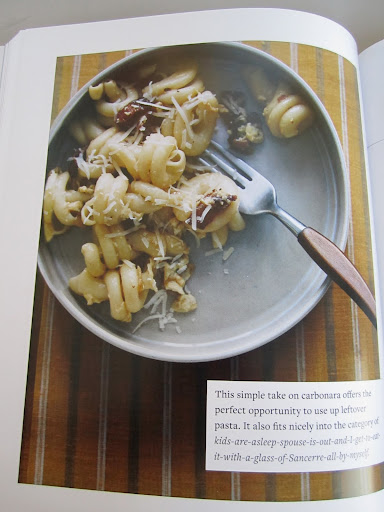 Scrambled-egg pasta, one of the delicious dinners from our chapter called 