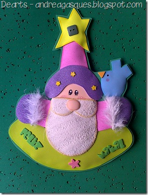 Placa Papai Noel Natal