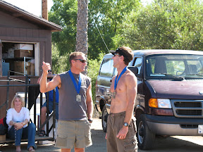 Bob Post-Race talk with Eric winner of the 45-49 Open Men