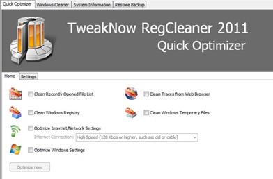 Tweaknow Registry Cleaner