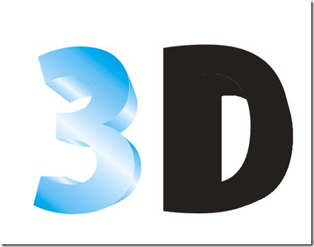 3D Text Corel Draw