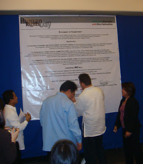 Commitment Signing of Key Government Stakeholders and Implementors