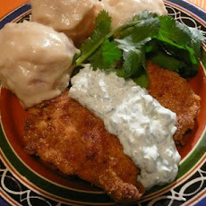 Fiesta Chicken With Jalapeno Cilantro Creme