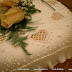 Detalle de la decoración calada y bordada.