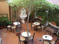 Courtyard at Rome hotel
