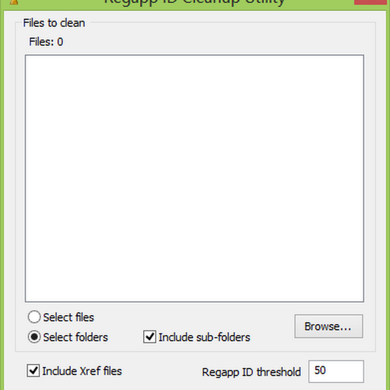 Regapp ID Cleanup Utility for AutoCAD 2013/2014
