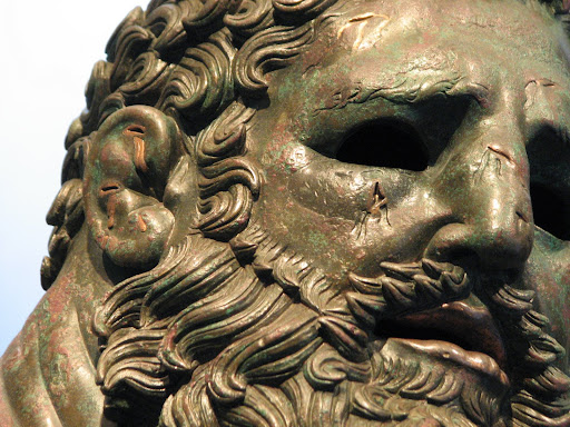 Boxer of Quirinal, close-up