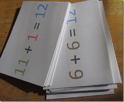full color flashcards printed in "draft" or "fast"