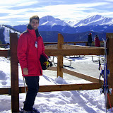 Mike on one of the peaks at Keystone