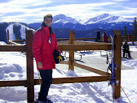 Mike on one of the peaks at Keystone
