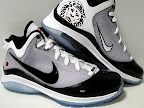 Nike LeBron VII (7) P.S. 408758 101 White/Black Sport Red nike lebron 7 ps gr pop white black blue 3 05 Nike LeBron VII (7) P.S. 408758 101 White/Black Sport Red