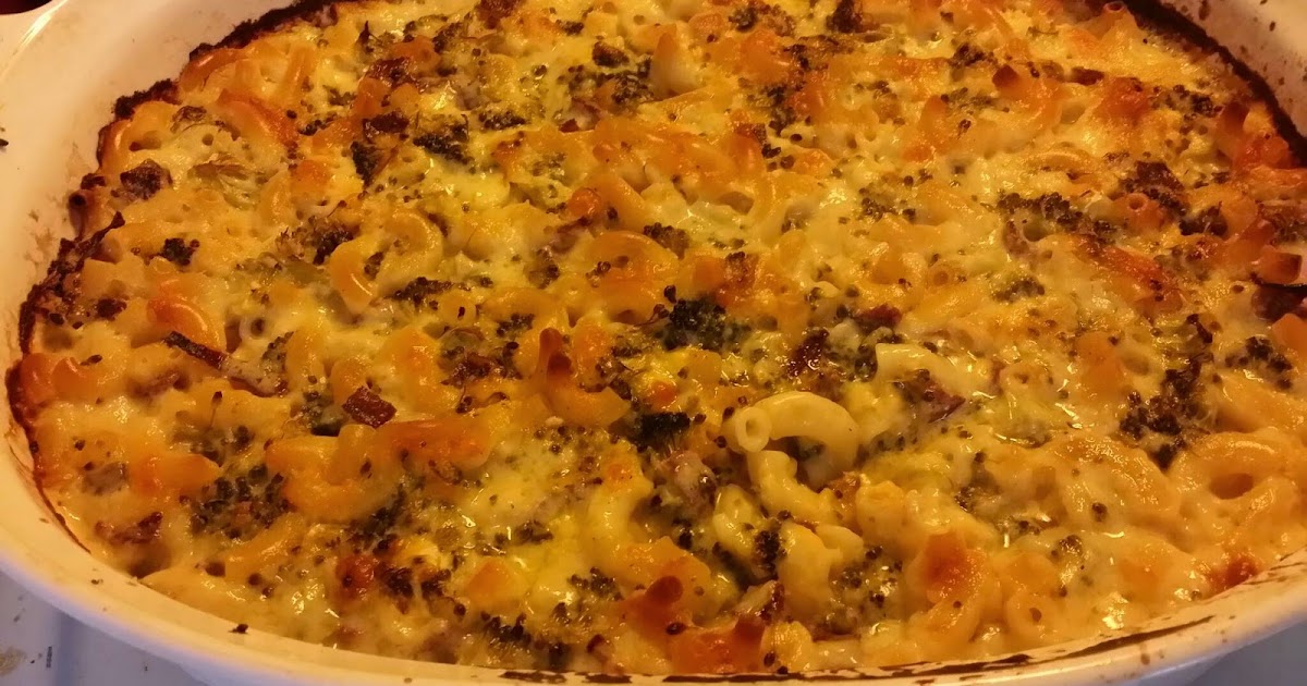 Broccoli mac n cheese casserole with lebanon bologna Hippie Chic's Makings