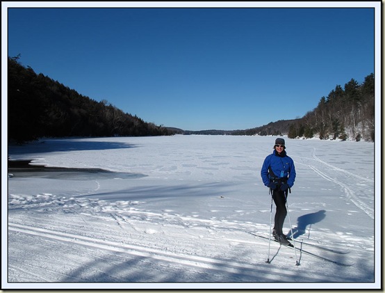 Sue at the eastern end of Lac Philippe - 8/2/12