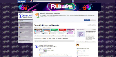 Tema skin para Facebook Rebelde Tema skin para Facebook Rebelde