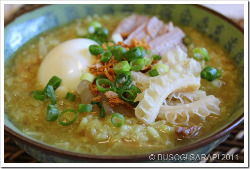 GOTO (FILIPINO BEEF CONGEE) © BUSOG! SARAP! 2011