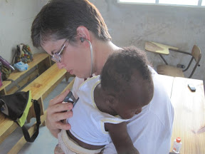Doctor Merrillee checking a future Makarios student