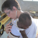 Doctor Merrillee checking a future Makarios student