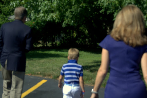 The Blunt Family leaves their polling location after voting. (Photo by: Kenrick Nobles)