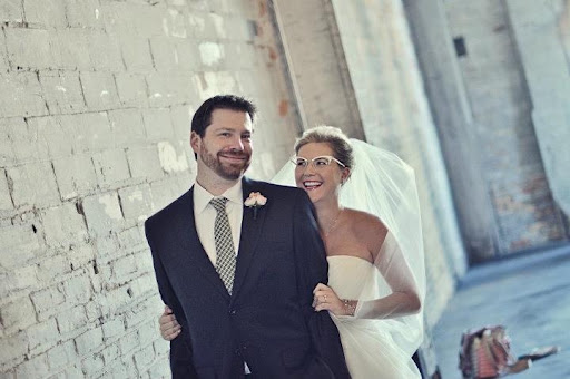 My friend Julian wore vintage specs to her wedding.