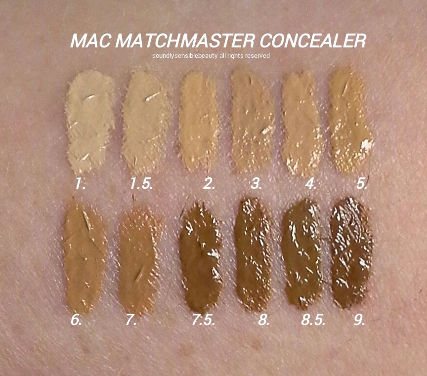 MAC Matchmaster Concealer Stick; Review & Swatches of Shades