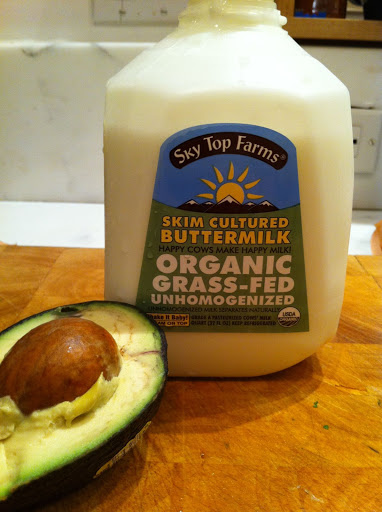 I'm in love with this buttermilk from Sky Top Farms—super creamy. I'm in love with this buttermilk from Sky Top Farms—super creamy.