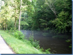 0057 Great Smoky Mountain National Park  - Tennessee - Little River Road - Little River 'smoke'