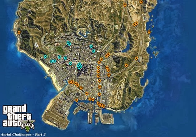 gta 5 all aerial challenges 03 map bb
