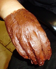 Choc Hand mask