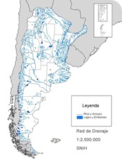 lagos y rios mapa