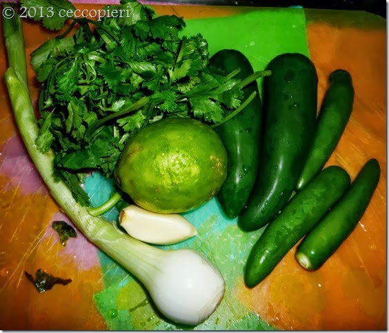 Ingredientes para la salsa P1160715